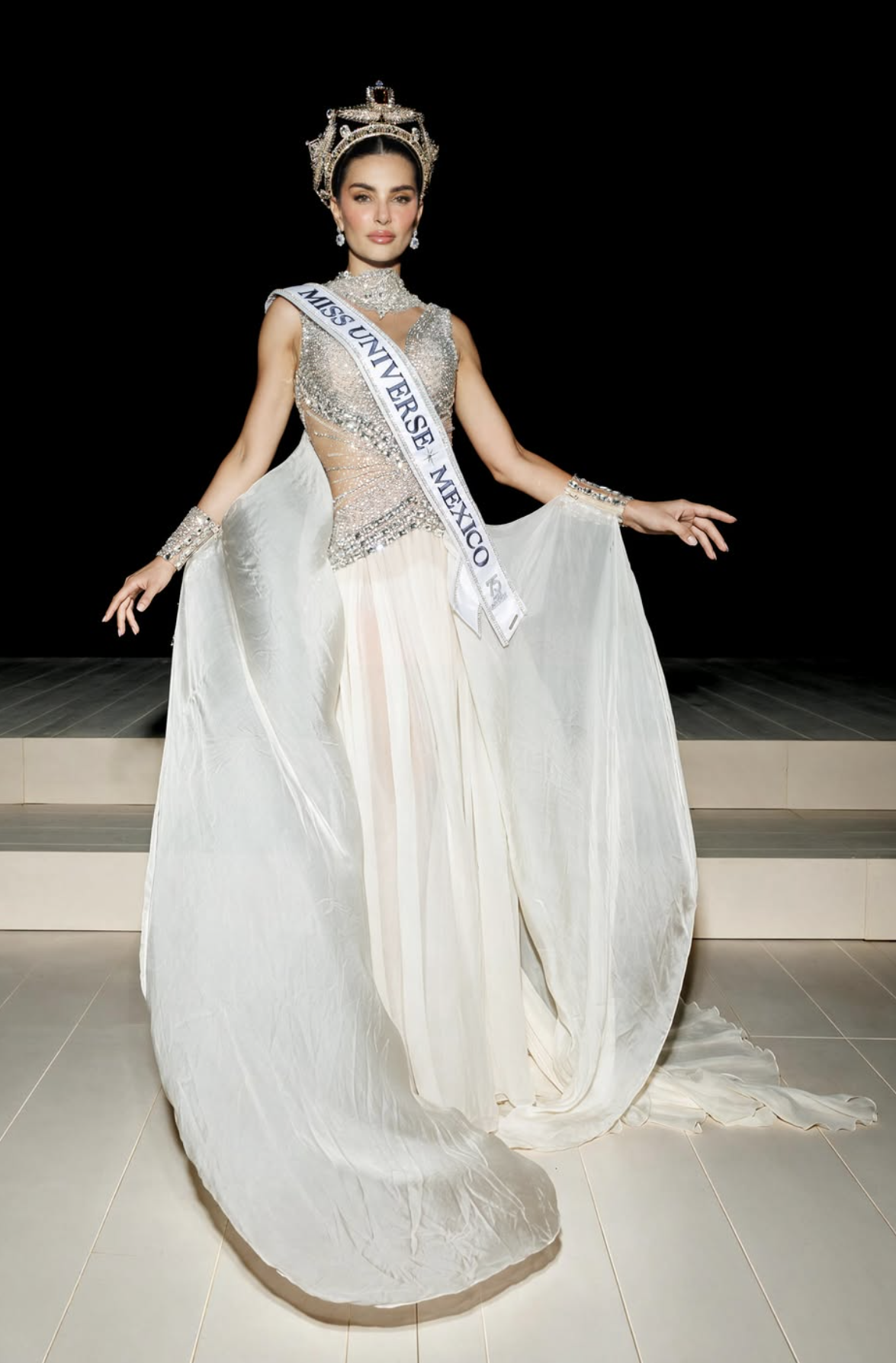 María Vargas of Jalisco before crowning as Miss Universe Mexico 2026